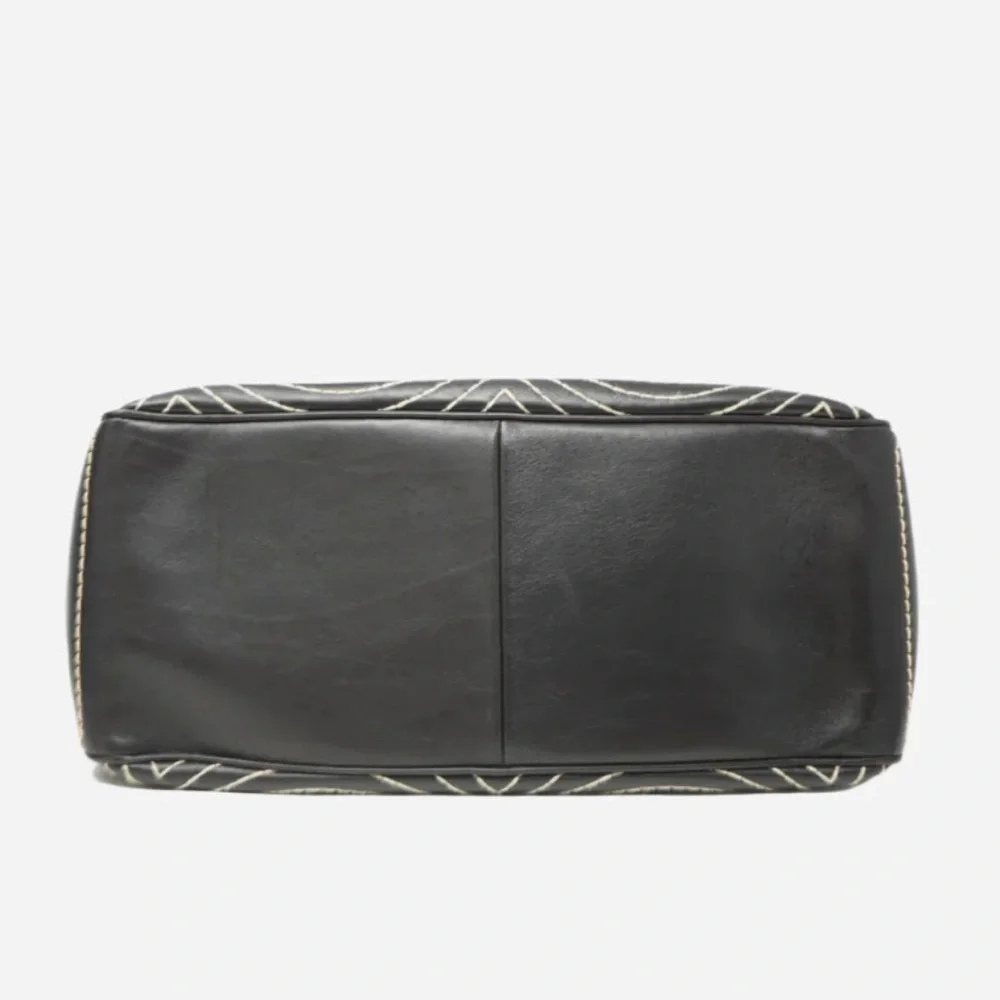 Celine Vintage Brown Leather Handbag - Picture 5 of 9